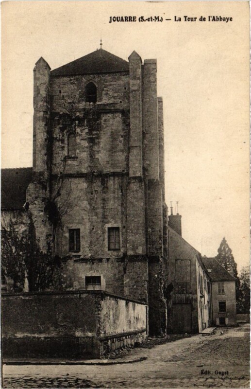 Carte postale ancienne La Ferte sous Jouarre Tour de l'Abbaye à Jouarre