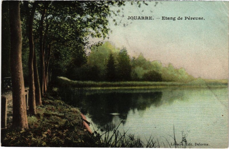 Carte postale ancienne La Ferte sous Jouarre Etang de Preuse à Jouarre