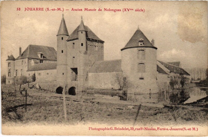 Carte postale ancienne La Ferte sous Jouarre Ancien Manoir de Nolongues à Jouarre
