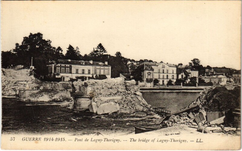 Carte postale ancienne Lagny Le Pont