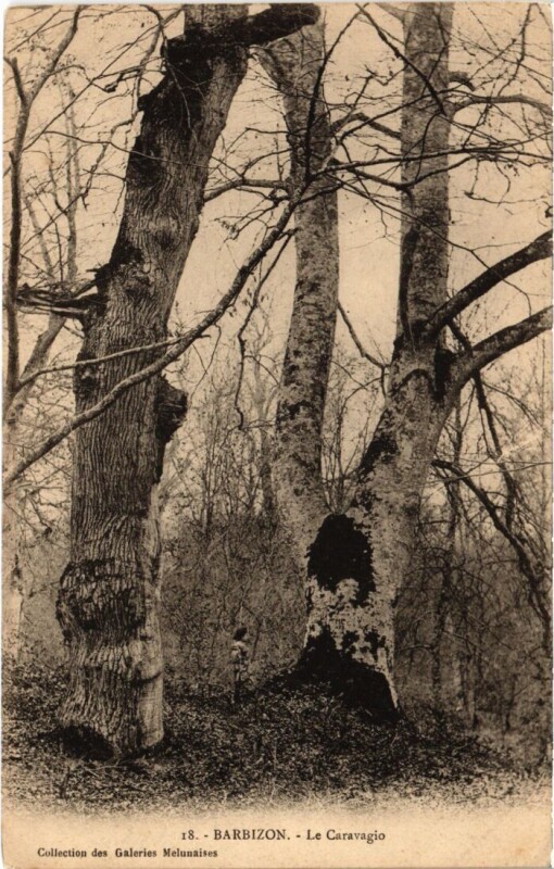 Carte postale ancienne Barbizon Le Caravagio à Barbizon