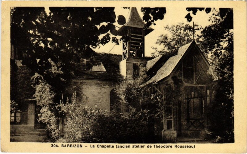 Carte postale ancienne Barbizon La Chapelle à Barbizon