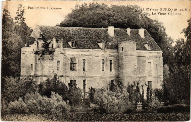 Carte postale ancienne Lizy sur Ourcq Le vieux Chateau à Lizy-sur-Ourcq