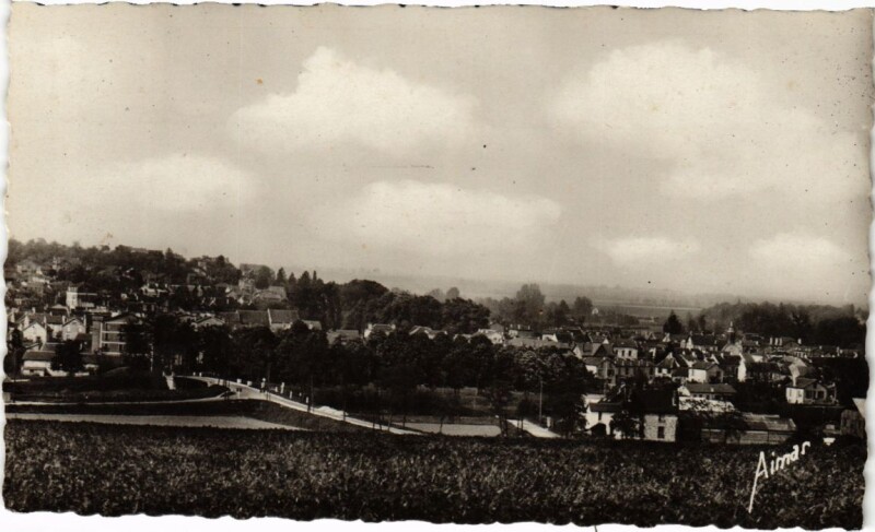 Carte postale ancienne Esbly vue generale à Esbly