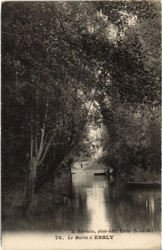 Carte postale ancienne Esbly Le Morin sous bois à Esbly