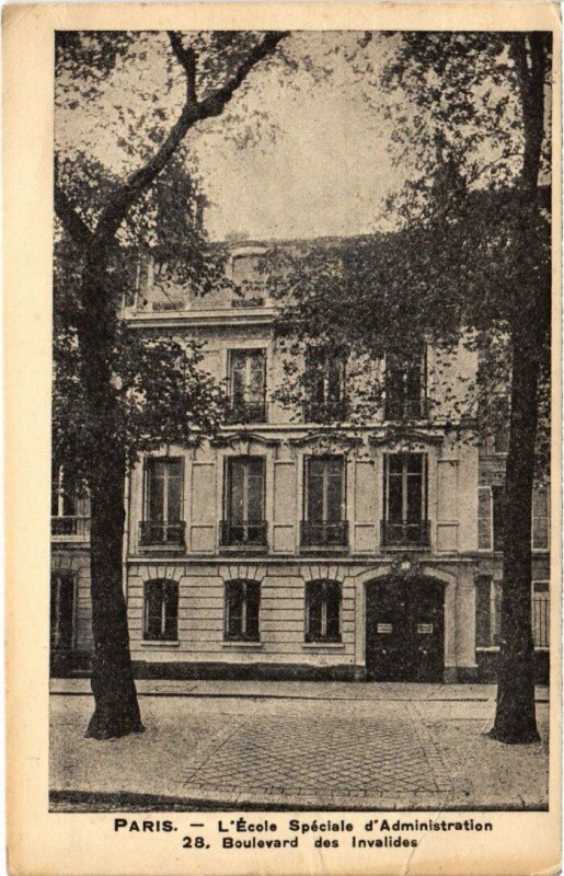 Carte postale ancienne Paris 7e 28, Bd des Invalides Ecole Special d'Administration à Paris 7e