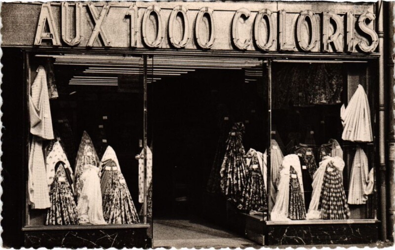 Carte postale ancienne Aux 1000 Coloris - 42, Avenue du Général Leclerc à Paris 14e