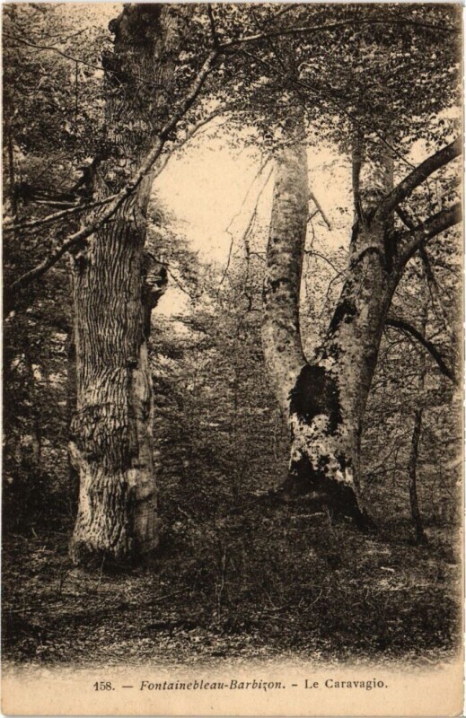 Carte postale ancienne Fontainebleau Barbizon - Le Caravagio à Barbizon