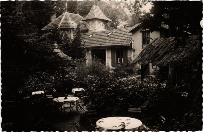 Carte postale ancienne Foret de Fontainebleau - Restaurant de Franchard à Fontainebleau