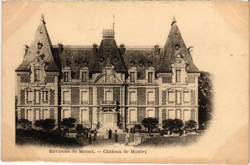 Carte postale ancienne Montry Le Chateau à Montry