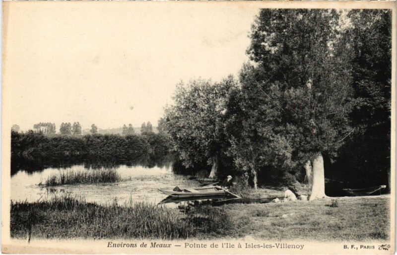 Carte postale ancienne Isles-les-Villenoy Pointe de l'Ile à Villenoy