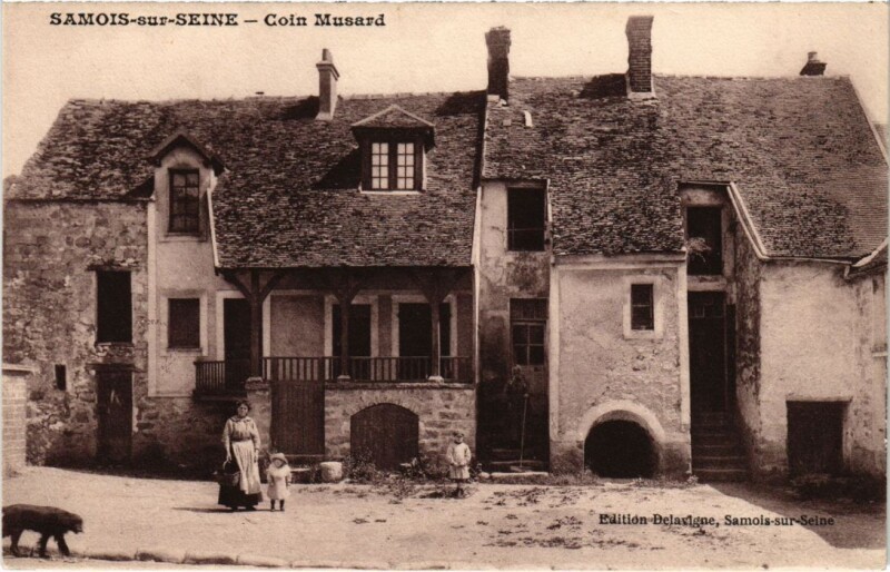 Carte postale ancienne Samois-sur-Seine Coin Musard à Samois-sur-Seine