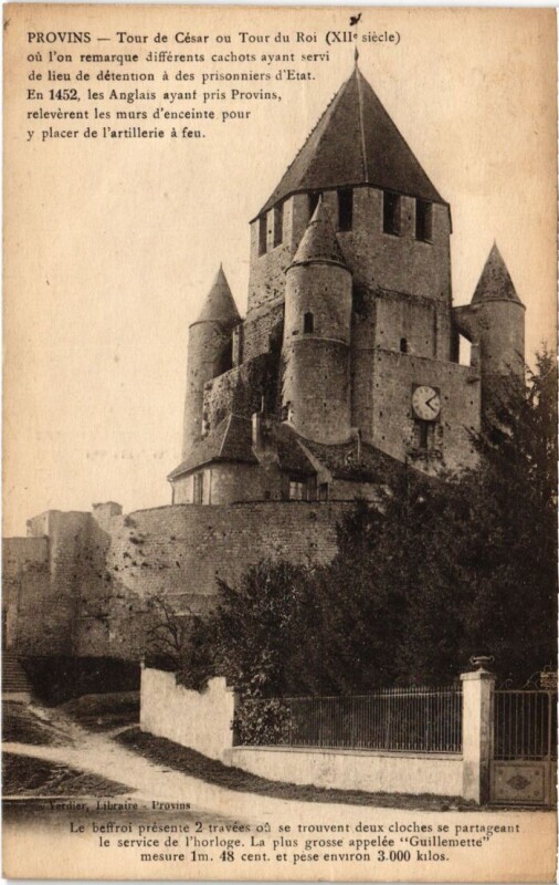 Carte postale ancienne Provins Tour de Cesar ou Tour du Roi à Provins