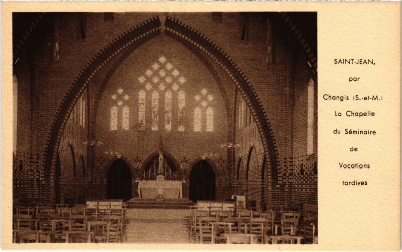 Carte postale ancienne Saint-Jean-les-Deux-Jumeaux Le Seminaire de Vocations Tardives à Meaux