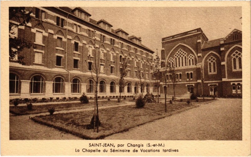 Carte postale ancienne Saint-Jean-les-Deux-Jumeaux Le Seminaire de Vocations Tardives à Meaux