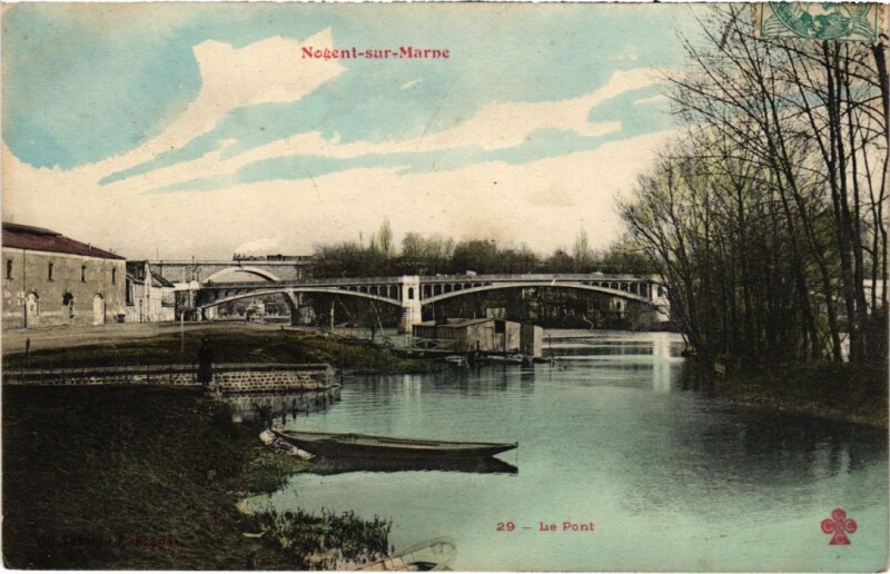 Carte postale ancienne Nogent-sur-Marne Le Pont