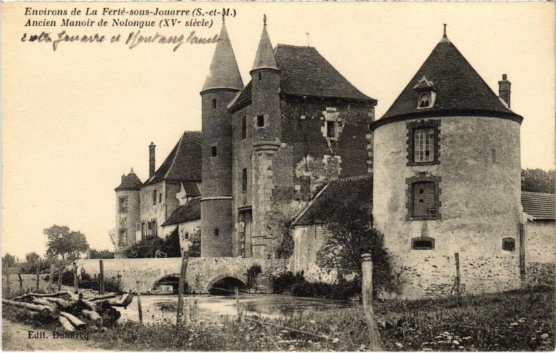 Carte postale ancienne Jouarre La Ferte-sous-Jouarre env. - Ancien Manoir de Nolongue à Jouarre