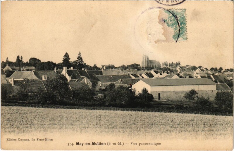 Carte postale ancienne May-en-Multien Vue Panoramique à May-en-Multien