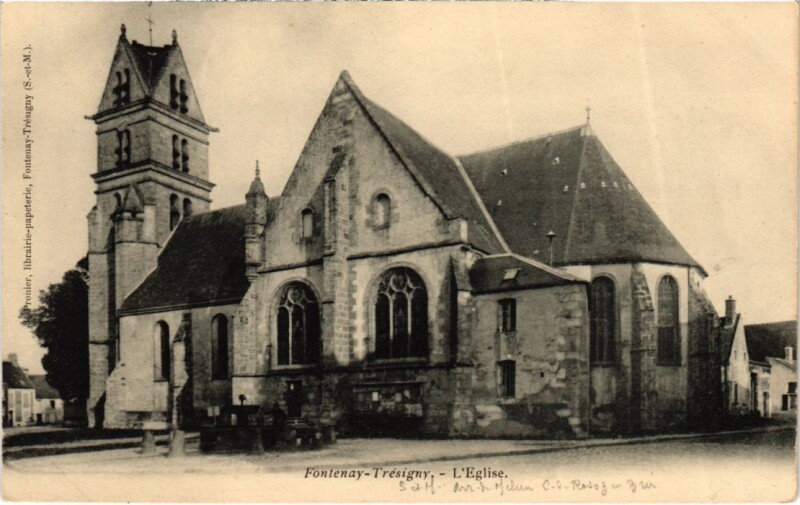 Carte postale ancienne Fontenay-Tresigny L'Eglise