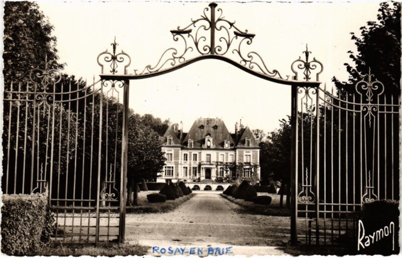 Carte postale ancienne Rozay-en-Brie Le Chateau de Breuil à Rozay-en-Brie