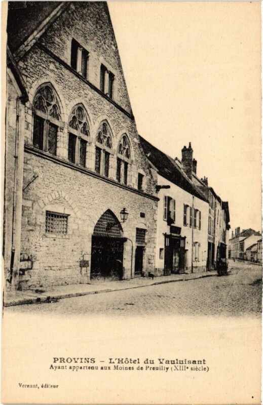 Carte postale ancienne Provins L'Hotel du Vauluisant à Provins