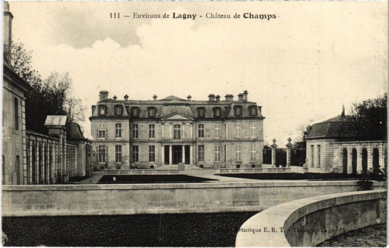 Carte postale ancienne Château de Champs à Champs-sur-Marne