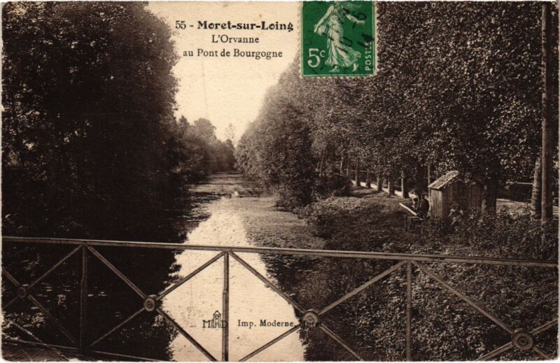 Carte postale ancienne Moret l'Orvanne