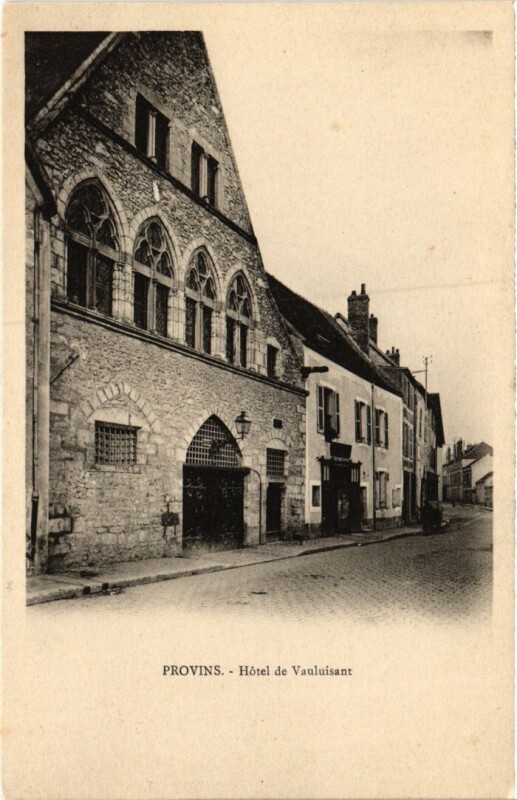 Carte postale ancienne Provins Hotel de Vauluisant à Provins