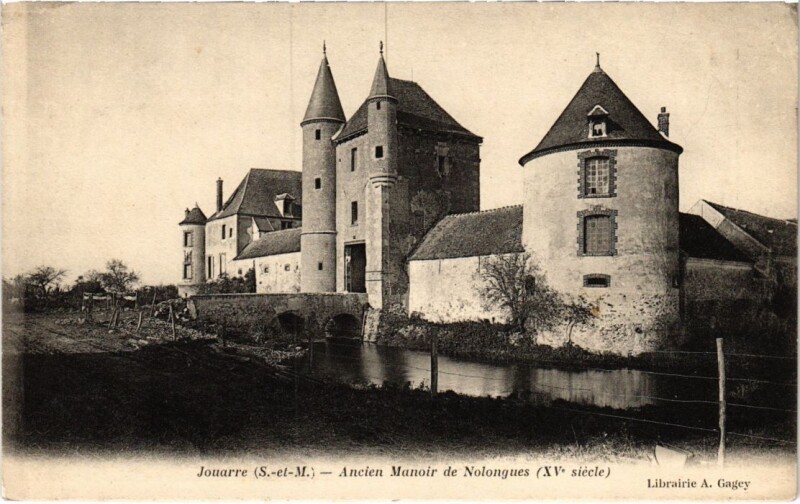 Carte postale ancienne Jouarre Ancien Manoir de Nolongues à Jouarre