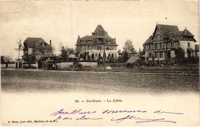 Carte postale ancienne Barbizon La Crete à Barbizon