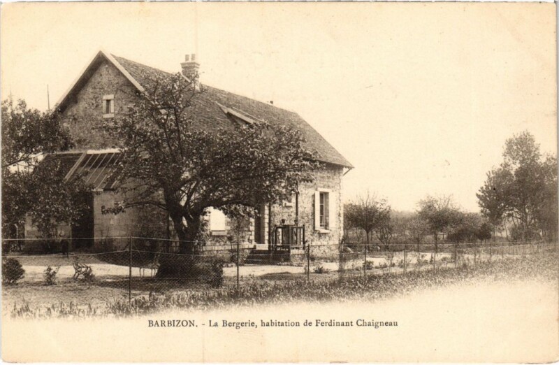 Carte postale ancienne Barbizon La Bergerie à Barbizon