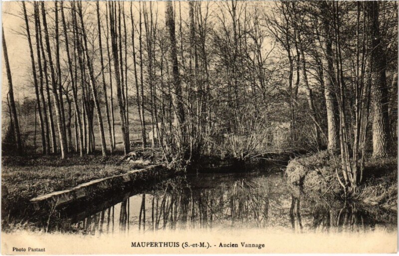 Carte postale ancienne Mauperthuis Ancien Vannage à Mauperthuis