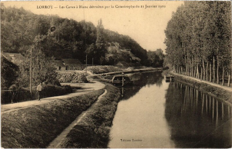 Carte postale ancienne Lorroy Les Caves