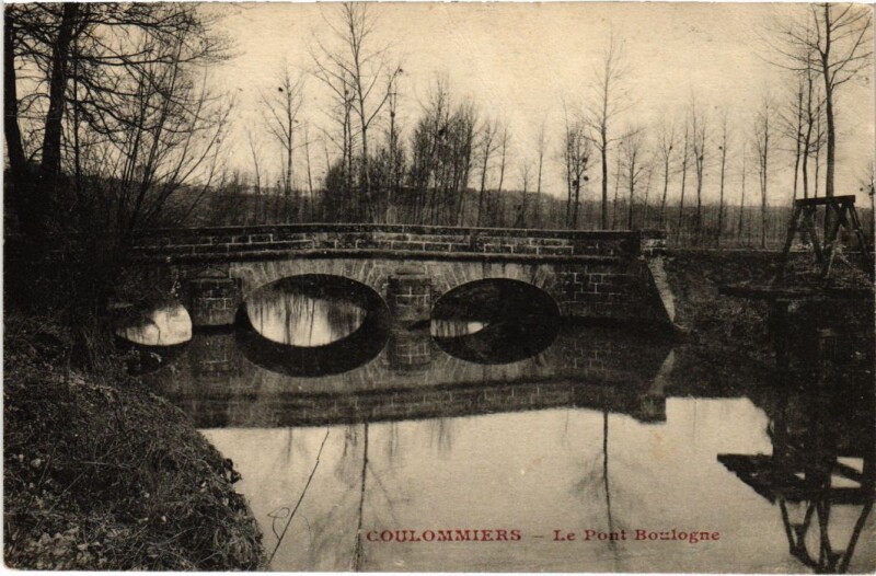 Carte postale ancienne Coulommiers Pont Boulogne à Coulommiers