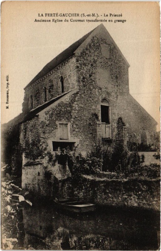 Carte postale ancienne La Ferte Gaucher Ancienne Eglise