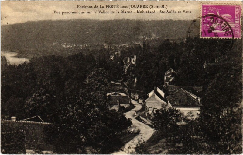 Carte postale ancienne Env.de La Ferte sous Jouarre Vue panoramique à Jouarre
