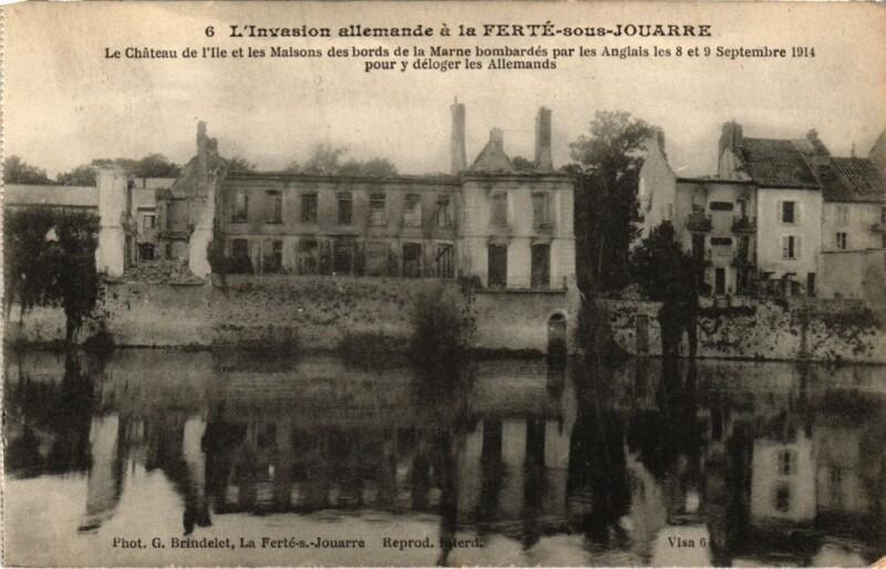 Carte postale ancienne La Ferte sous Jouarre Le Chateau à Jouarre