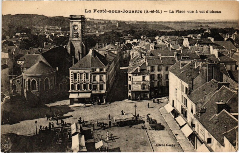 Carte postale ancienne La Ferte sous Jouarre La Place à Jouarre