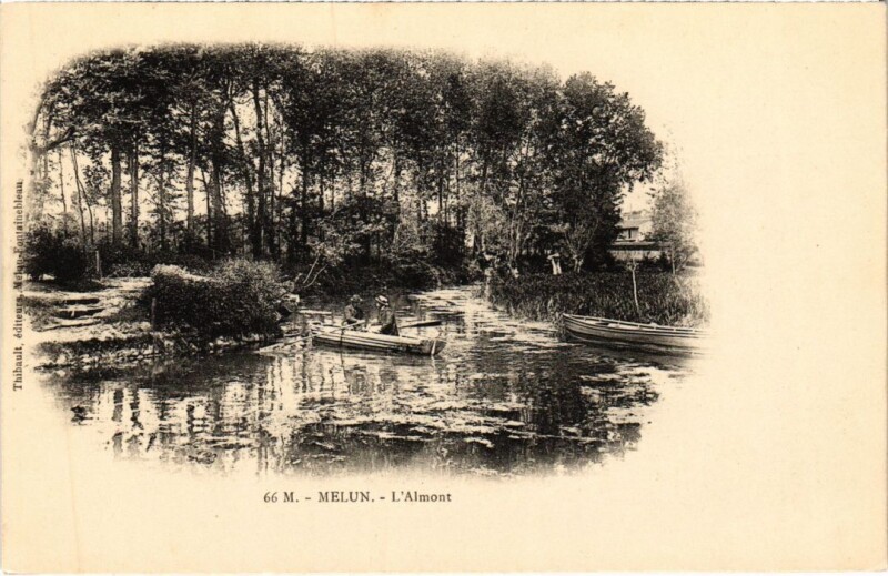 Carte postale ancienne Melun Almont à Melun