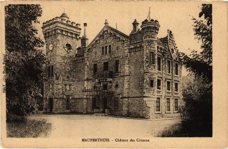 Carte postale ancienne Mauperthuis Chateau des Coteaux à Mauperthuis