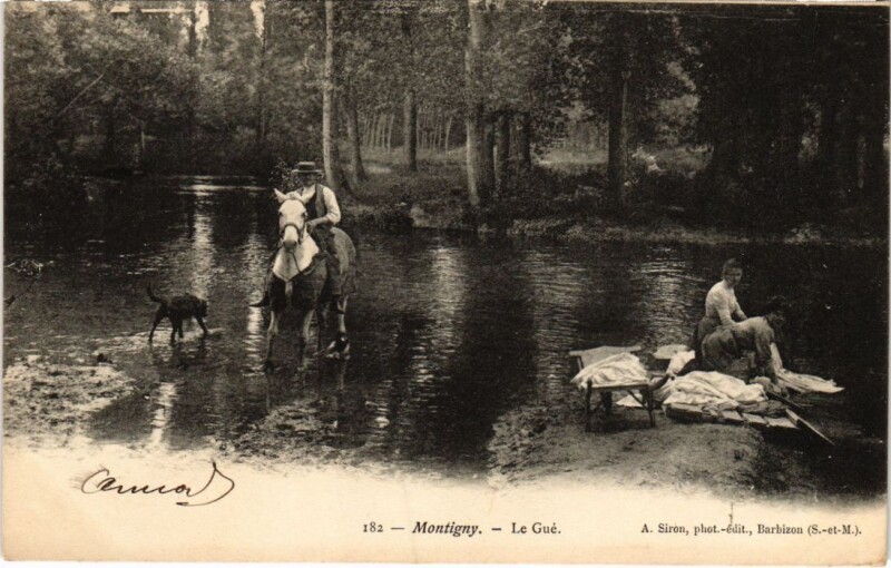 Carte postale ancienne Montigny Le Gue