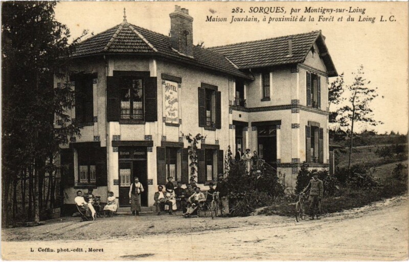 Carte postale ancienne Montigny Maison Jourdain