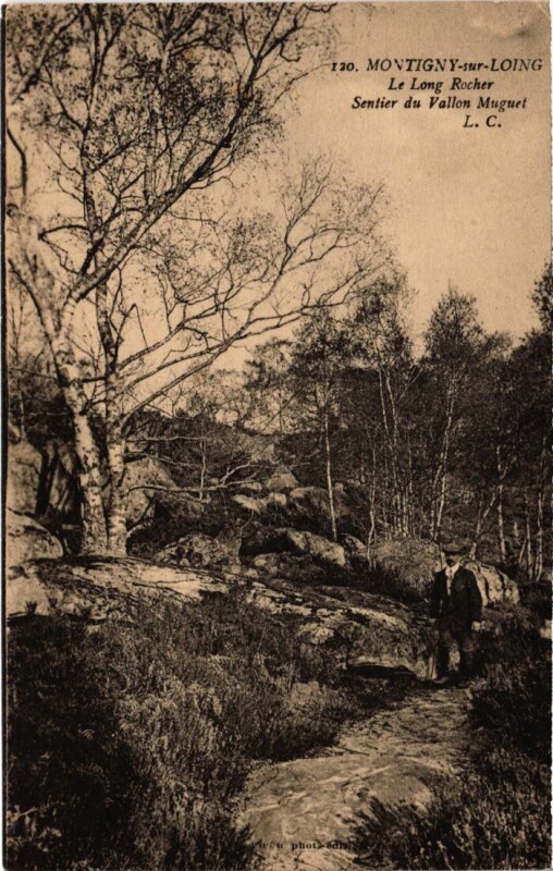 Carte postale ancienne Montigny Le Long Rocher