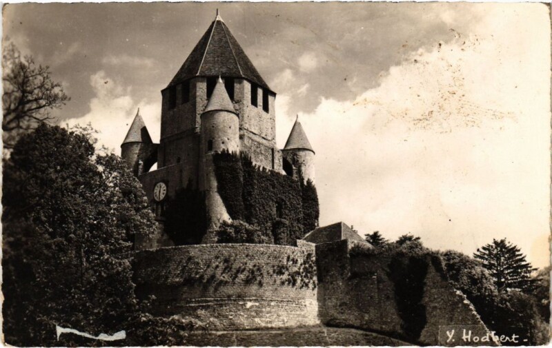 Carte postale ancienne Provins La Tour de Cesar à Provins