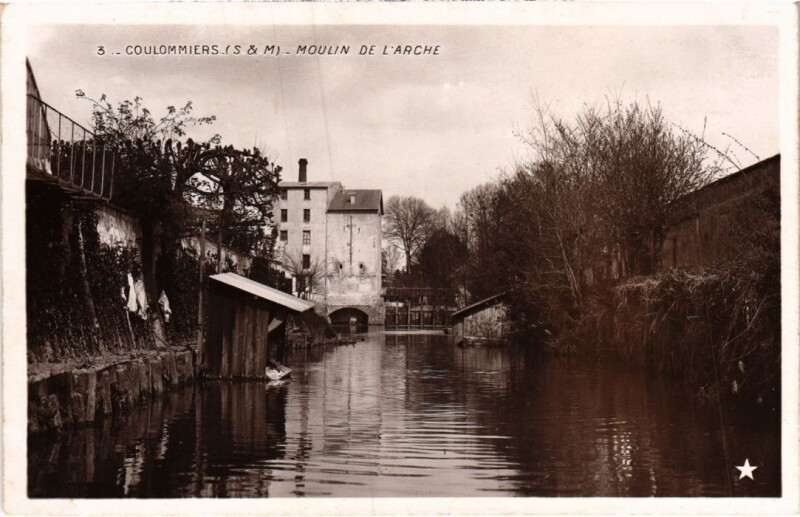 Carte postale ancienne Coulommiers Moulin de l'Arche à Coulommiers