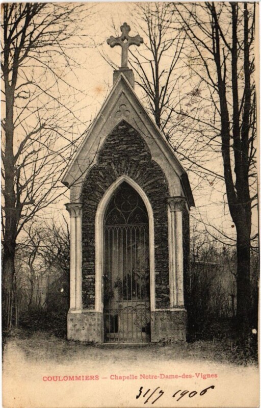 Carte postale ancienne Coulommiers Chapelle Notre Dame des Vignes à Coulommiers