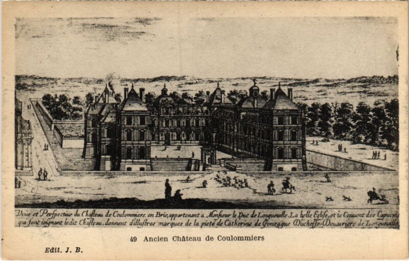 Carte postale ancienne Coulommiers Le Chateau à Coulommiers