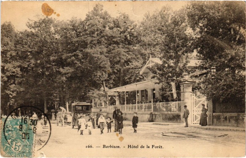 Carte postale ancienne Barbizon Hotel de la Foret à Barbizon