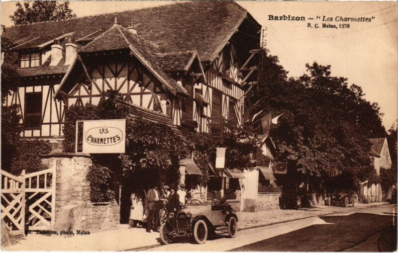 Carte postale ancienne Barbizon Les Charmettes à Barbizon