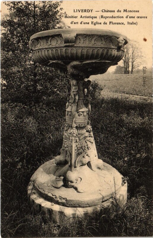 Carte postale ancienne Liverdy Chateau du Monceau
